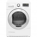 LG Eco Hybrid RC9055AP2F Free Standing Condenser Tumble Dryer in White